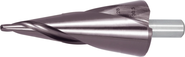เครื่องมือช่าง ดอกสว่าน Precision taper sheet drill with spiral flute HSS 4-30,5 mm 