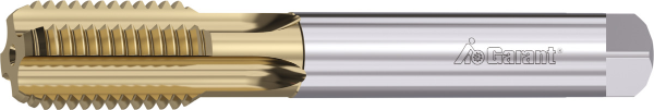 HSS UN blind+through hole tap TiN C