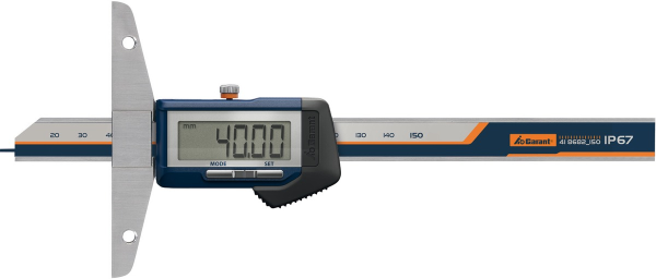 เครื่องมือช่าง  เวอร์เนีย Digital depth gauge IP67 with data output 200 mm