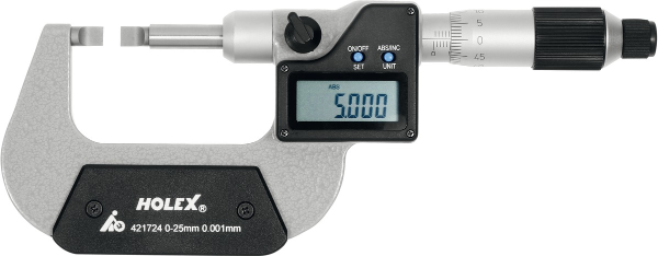 เครื่องมือช่าง ไมโครมิเตอร์ Dig. external micrometer for groove meas