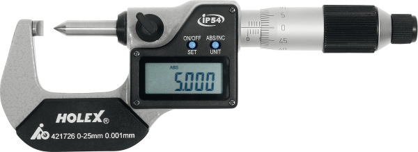 เครื่องมือช่าง ไมโครมิเตอร์ Dig. external micrometer w.measuring tip