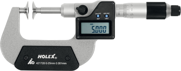 เครื่องมือช่าง ไมโครมิเตอร์ Dig. external micrometer w.disc meas. fa