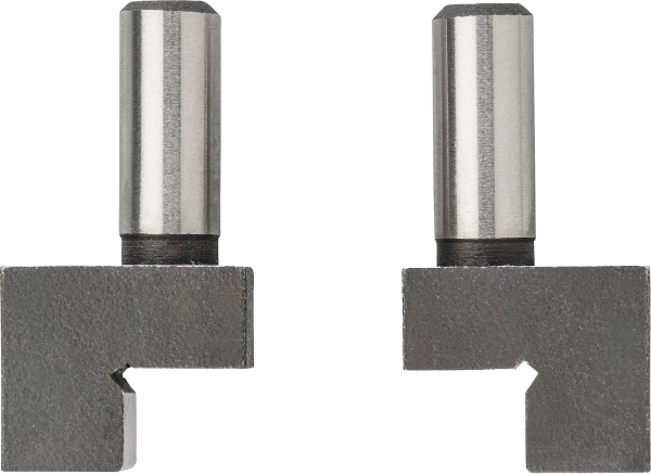 Flat shoulder jaws for ext. measurements