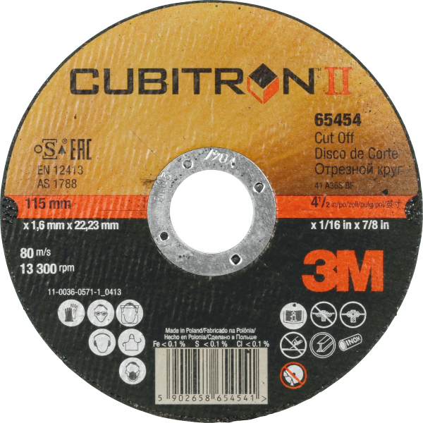 เครื่องมือช่าง ใบเจียร 3M Cut-off disc CUBITRON II 2,0mm