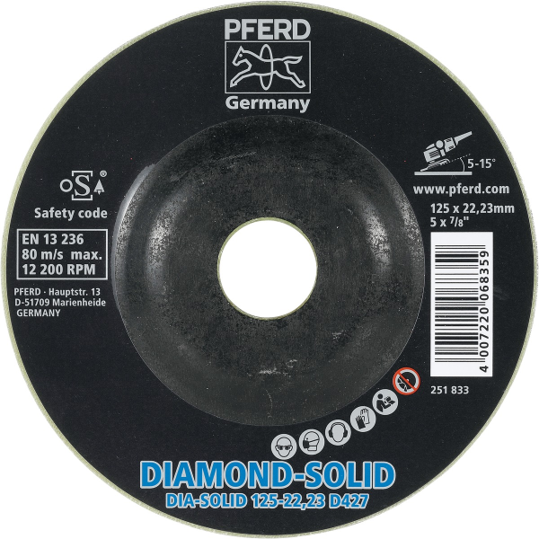 เครื่องมือช่าง ใบเจียร Grinding disc CC-GRIND-SOLID Diamond