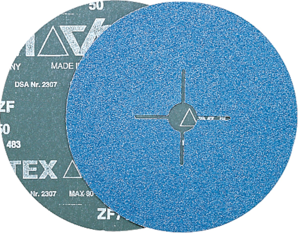 เครื่องมือช่าง ใบเจียร Fibre disc VSM (ZF714) zirc (ZA) 115mm 