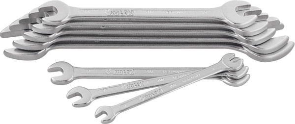 Open ended spanner set