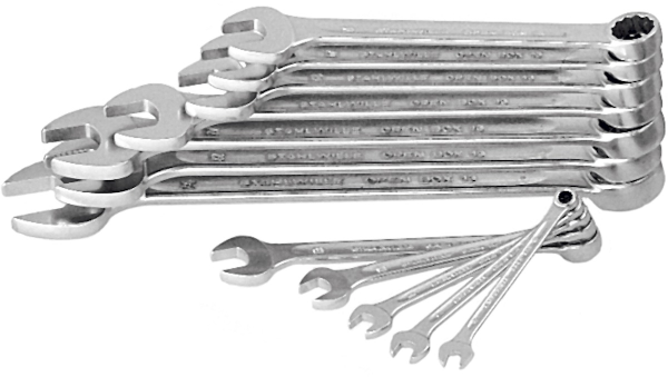 Combination spanner set