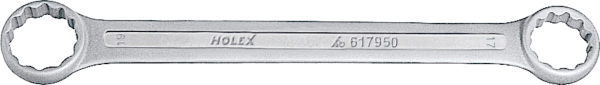 Double-ended ring spanner, flat