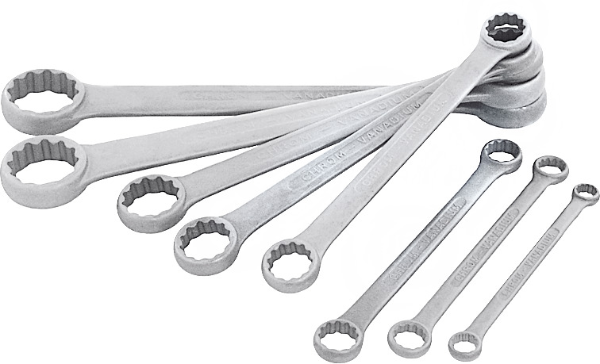 Double-ended ring spanner Set,flat