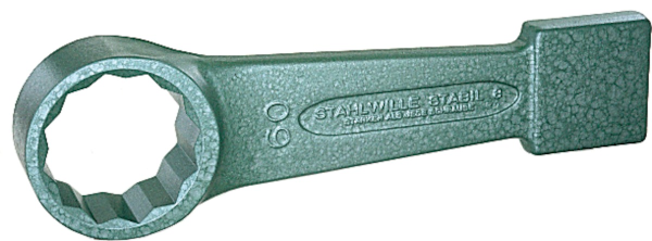 Slogging ring spanner, straight