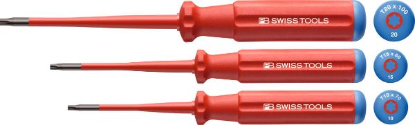 เครื่องมือช่าง ชุดไขควง Slim screwdriver set, for Torx®, fully insulated