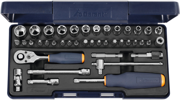 Socket set 1/4, 41 pieces