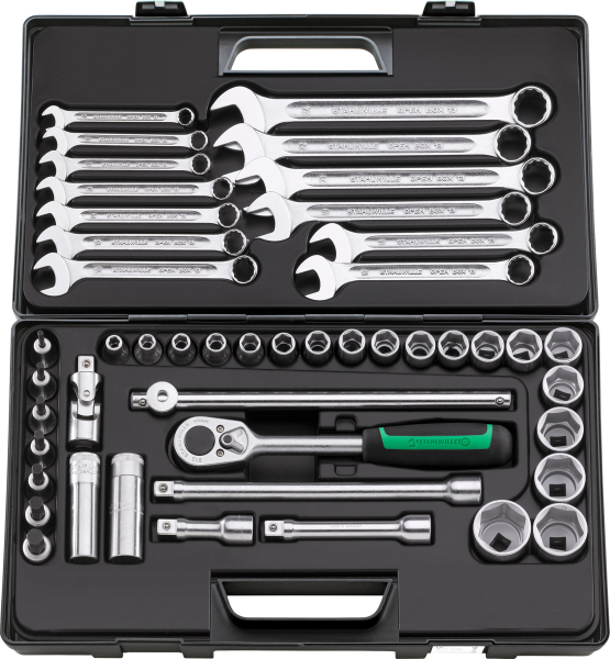 Socket set 1/2 sq/dr 47 pcs