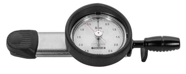 Torque wrench with dial gauge display