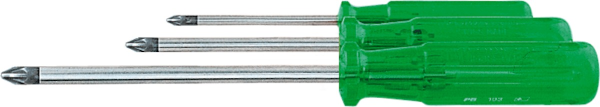 เครื่องมือช่าง ไขควง Posidriv screwdriver Set, plastic handle 