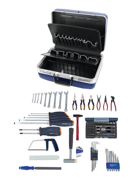 Basic tool kit, 90-piece + toolbox