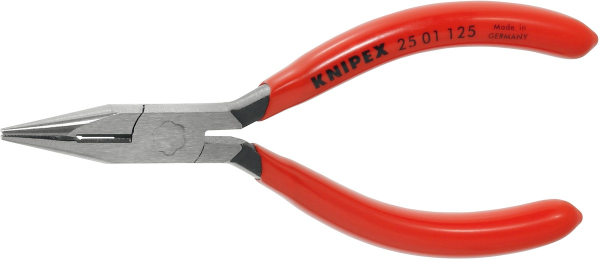 Snipe nose pliers straight, polished (25 01 140)