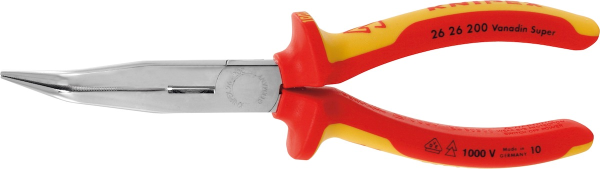 Knipex Snipe nose pliers angled VDE (26 26 200)