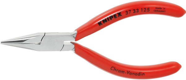 Prec pliers snipe-nosed chrom plated (37 33 125)