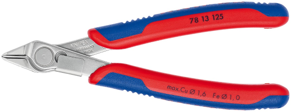 Knipex Electronic s/cutter, wire holder (78 13 125)