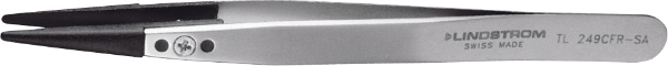 Carbon tweezers strong tips