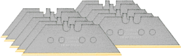 Spare blades trapezoidal Bi-metal 10 pc