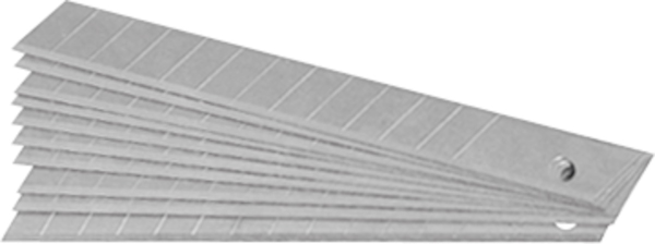 Pack of 10 snap-off blades 9 mm